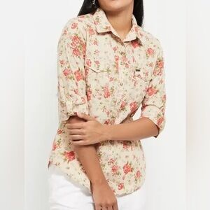 Max Women Floral Printed Top Size XS